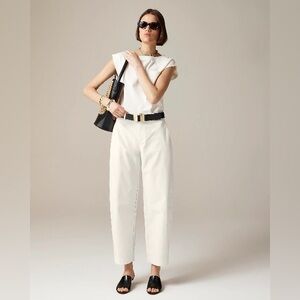 J Crew Barrel Leg Pants in Cotton Blend — Size 29
